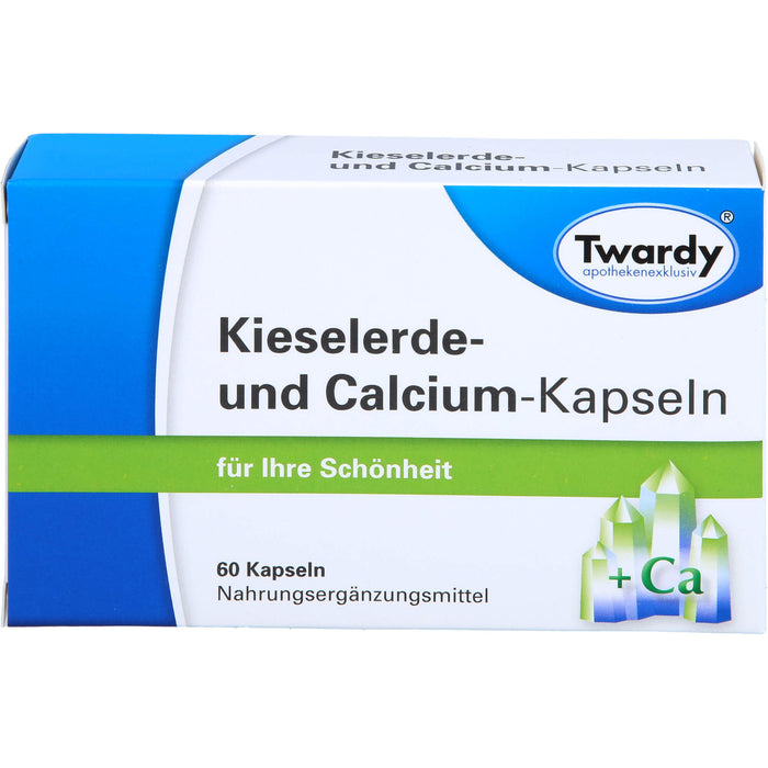 Twardy Kieselerde- und Calcium-Kapseln für Ihre Schönheit, 60 pcs. Capsules