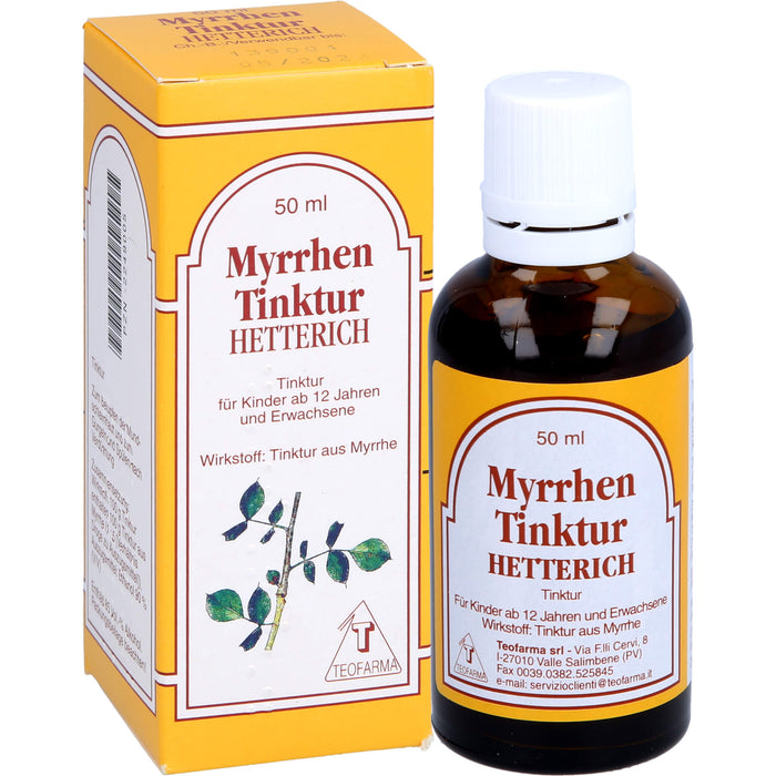 HETTERICH Myrrhen Tinktur, 50 ml Lösung