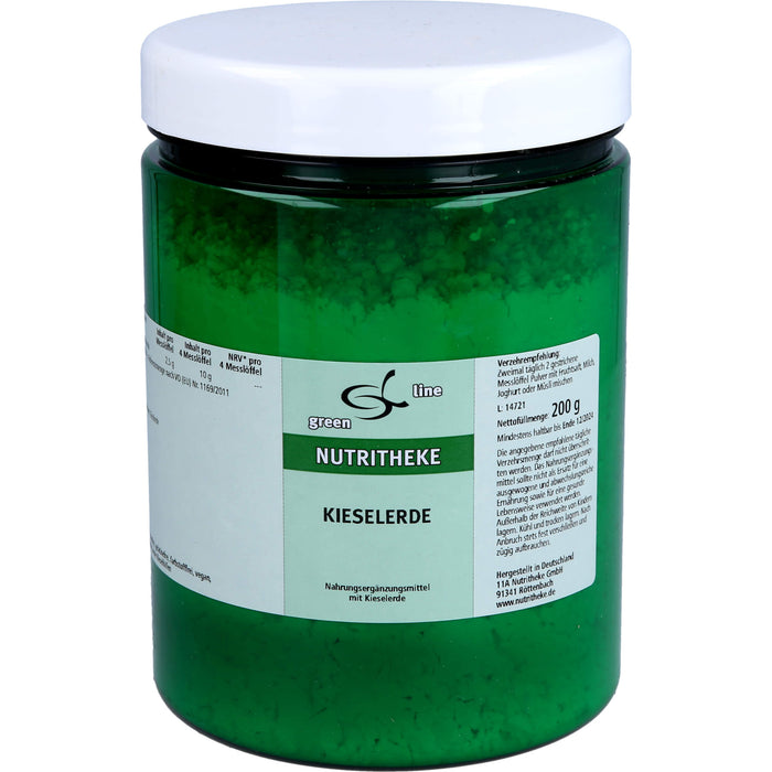 green line Nutritheke Kieselerde Pulver, 200 g Powder