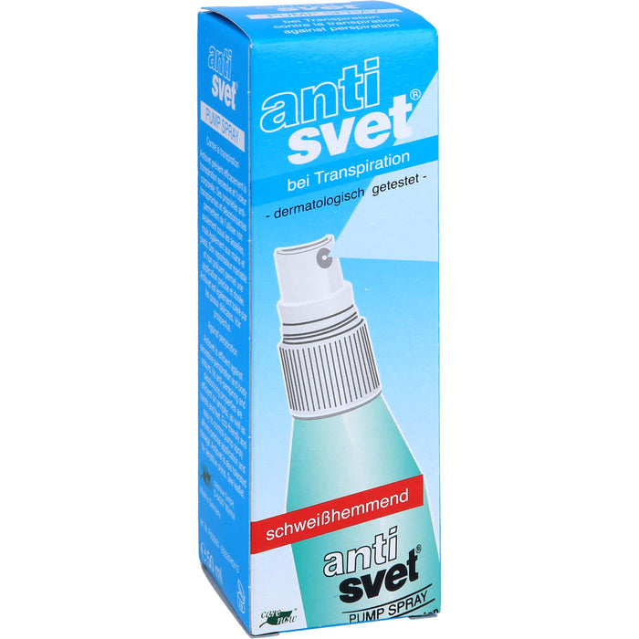 anti svet bei Transpiration schweißhemmend Pump-Spray, 50 ml body care