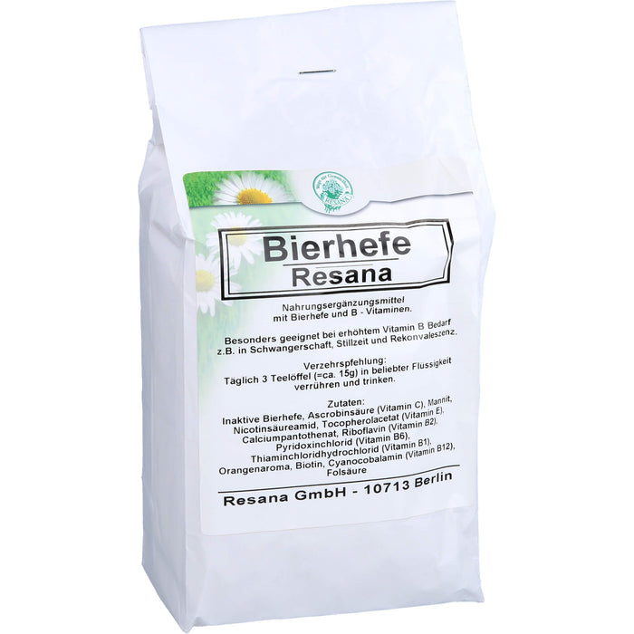 Bierhefe Resana Pulver bei erhöhtem Vitamin B-Bedarf, 500 g Pulver