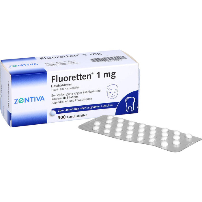 Fluoretten 1mg, 300 St. Tabletten