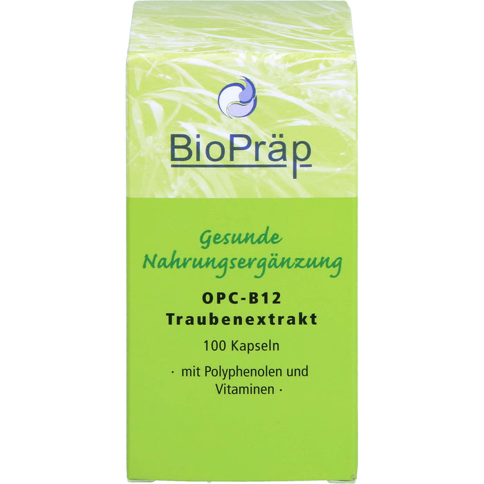 BioPräp OPC-B12 Traubenextrakt Kapseln, 100 pc Capsules