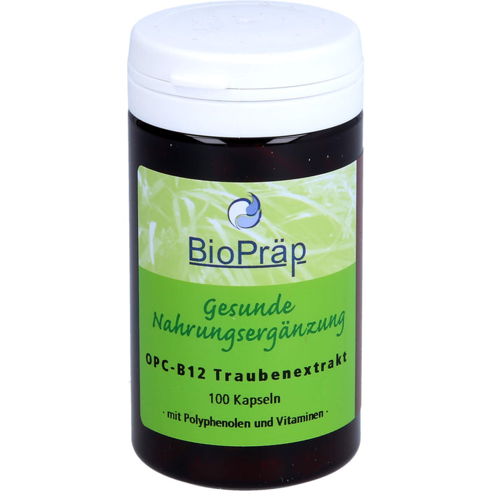 BioPräp OPC-B12 Traubenextrakt Kapseln, 100 St. Kapseln