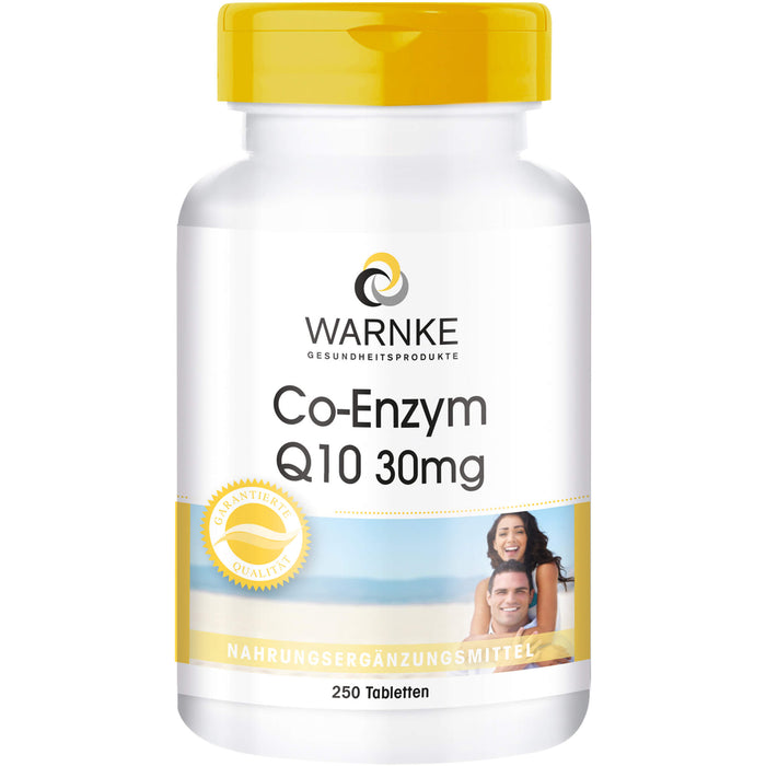 WARNKE Co-Enzym Q10 30 mg Tabletten, 250 pcs. Tablets