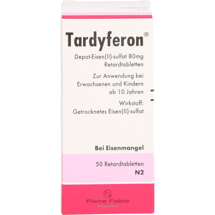 Tardyferon Depot-Eisen(II)-Sulfat 80 mg Retardtabletten, 50 pc Capsules