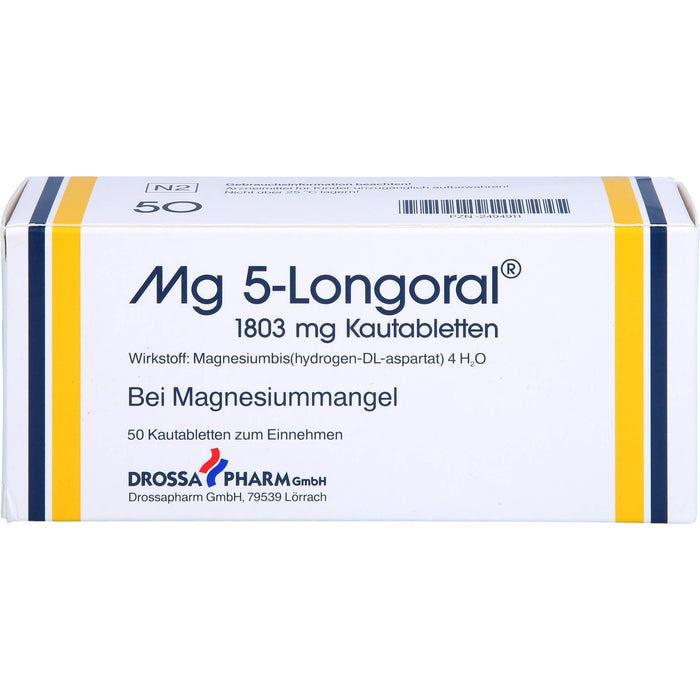 Mg 5-Longoral 1803 mg Kautabletten, 50 St KTA