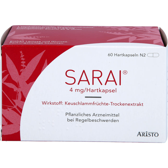 Sarai Hartkapseln bei Regelbeschwerden, 60 pcs. Capsules