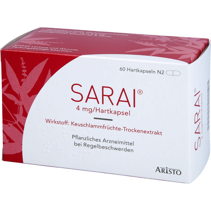 Sarai Hartkapseln bei Regelbeschwerden, 60 pcs. Capsules