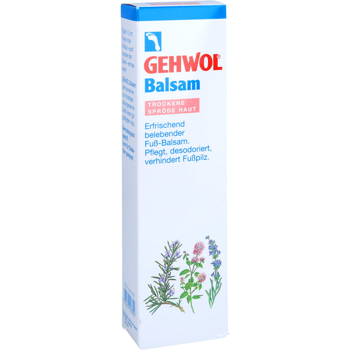 GEHWOL erfrischend belebender Fußbalsam für trockene Haut, 125 ml Crème