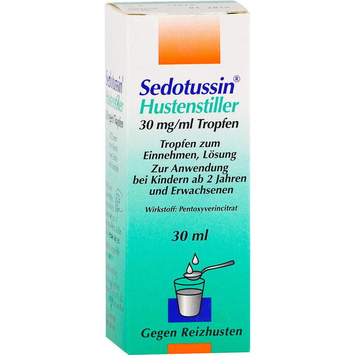 Sedotussin Hustenstiller Tropfen gegen Reizhusten, 30 ml Solution