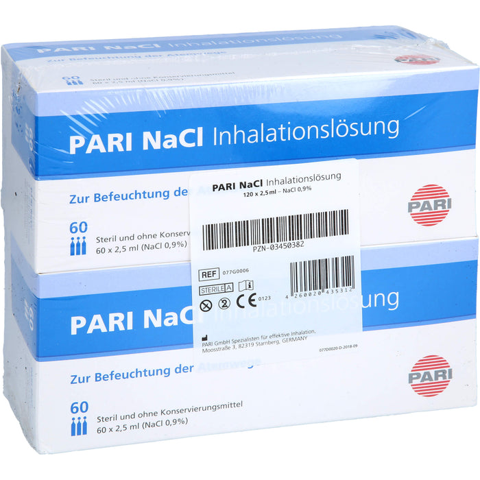 Pari-NaCl Inhalationslösung Ampullen, 120 St. Ampullen