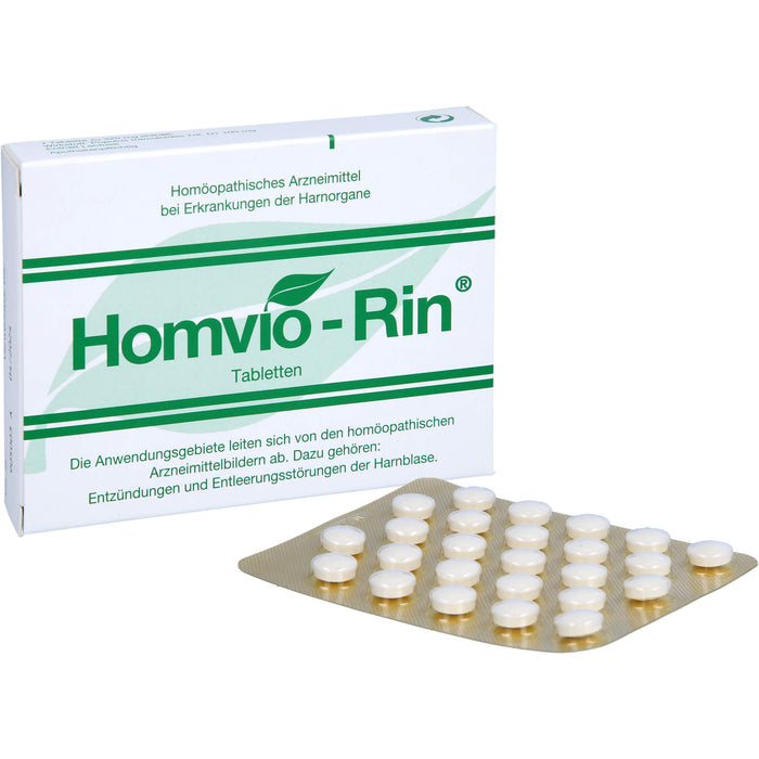 Homvio-Rin Tabletten gegen Entzündungen und Entleerungsstörungen der Harnorgane, 50 pc Tablettes