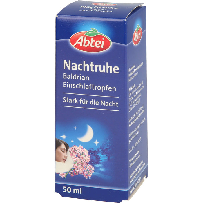 Abtei Nachtruhe Einschlaftropfen Baldriantinktur stark für die Nacht, 50 ml Solution