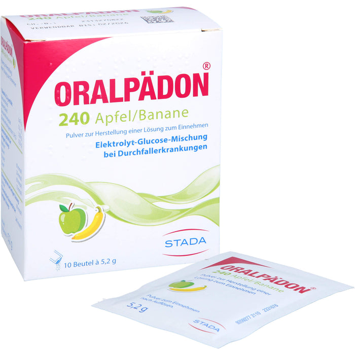 Oralpädon 240 Apfel-Banane Pulver, 10 pc Sachets