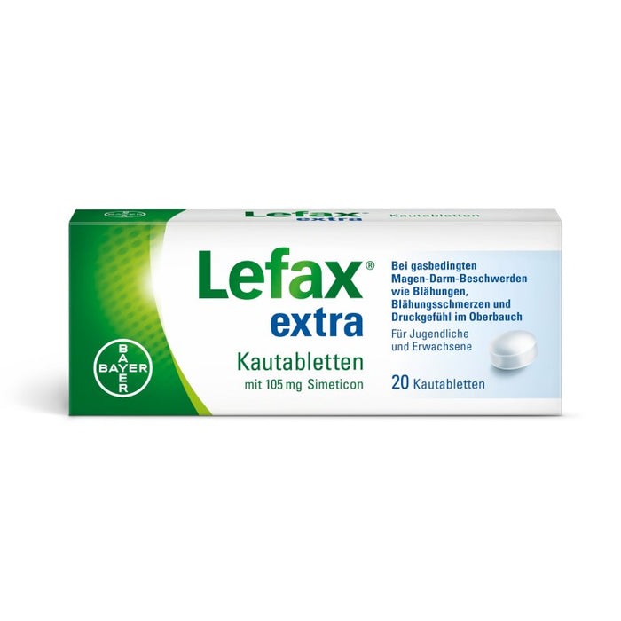 Lefax extra Kautabletten, 20 St. Tabletten