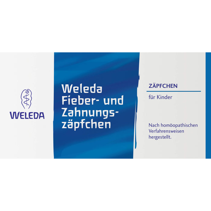 Weleda Fieber- und Zahnungszäpfchen, 10 pcs. Suppositories