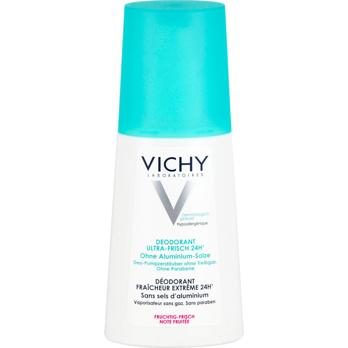 VICHY Déodorant 24h ultrafrisch Deo-Pumpzerstäuber, 100 ml Lösung