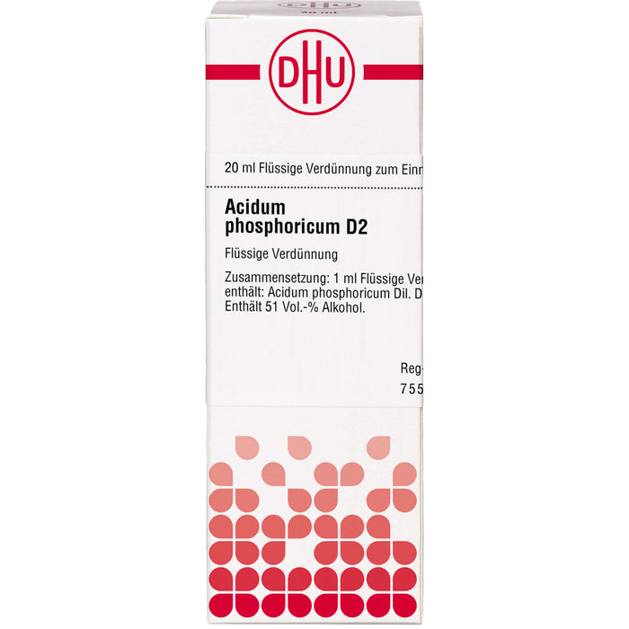 DHU Acidum phosphoricum D2 Dilution, 20 ml Lösung