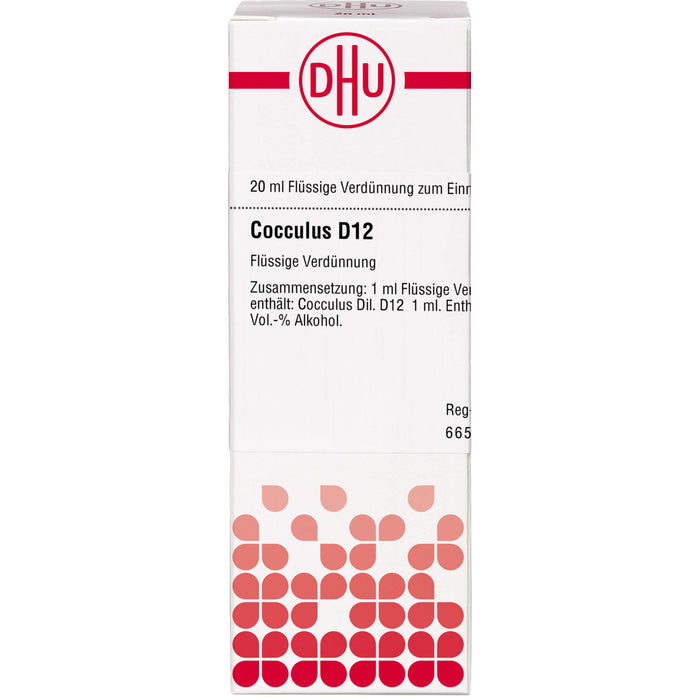 DHU Cocculus D12 Dilution, 20 ml Lösung