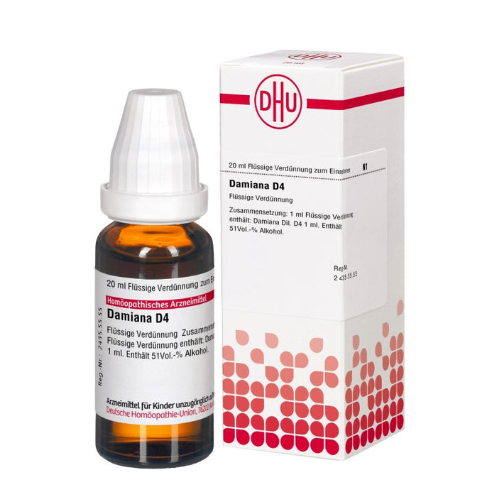 DHU Damiana D4 Dilution, 20 ml Lösung