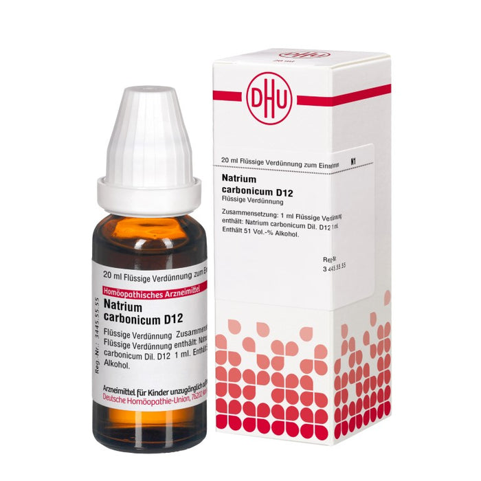 Natrium carbonicum D12 DHU Dilution, 20 ml Lösung