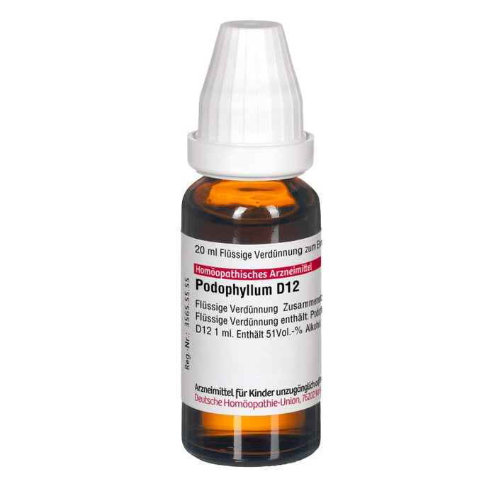 DHU Podophyllum D12 Dilution, 20 ml Lösung