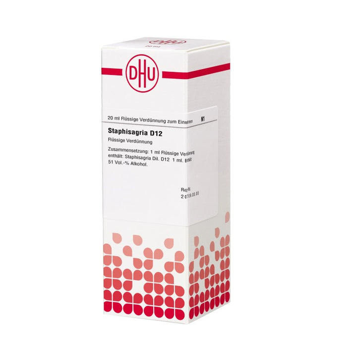 DHU Staphisagria D12 Dilution, 20 ml Lösung