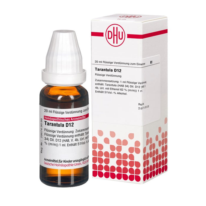 DHU Tarantula D12 Dilution, 20 ml Lösung