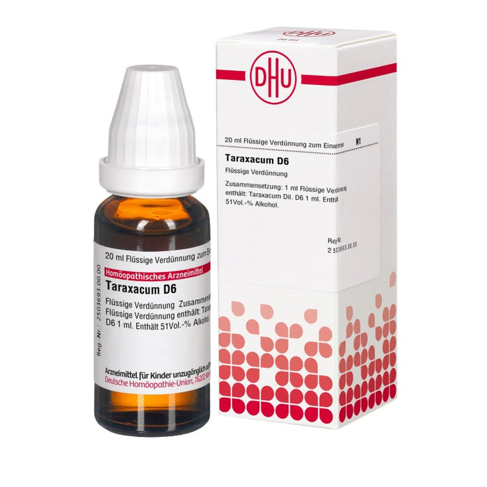 DHU Taraxacum D6 Dilution, 20 ml Lösung