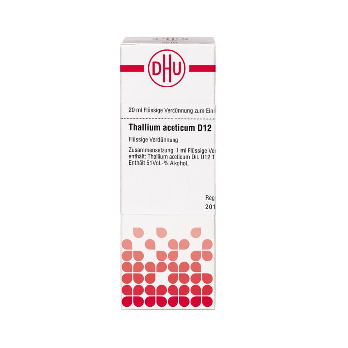 Thallium aceticum D12 DHU Dilution, 20 ml Lösung