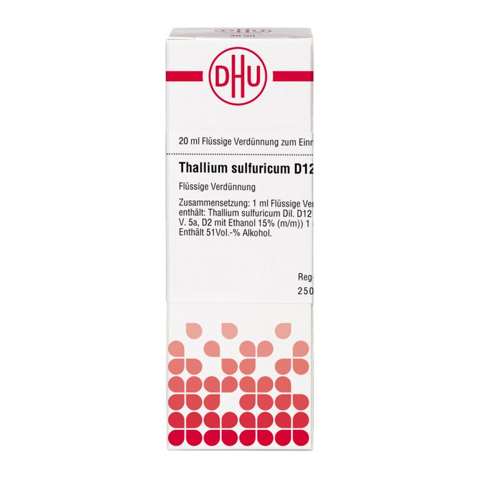 Thallium sulfuricum D12 DHU Dilution, 20 ml Lösung