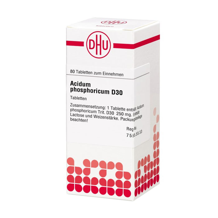 DHU Acidum phosphoricum D30 Tabletten, 80 St. Tabletten