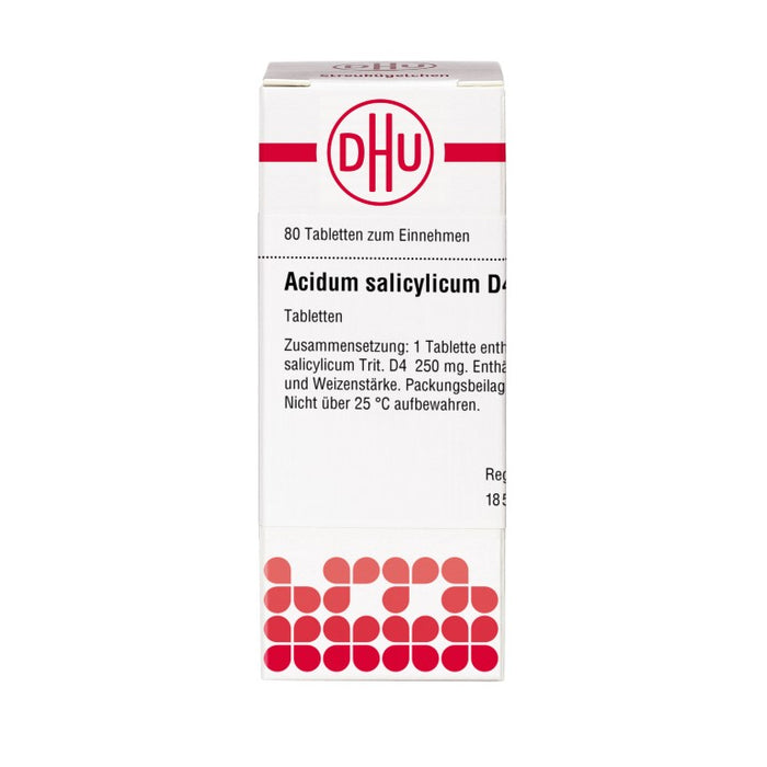 DHU Acidum salicylicum D4 Tabletten, 80 St. Tabletten