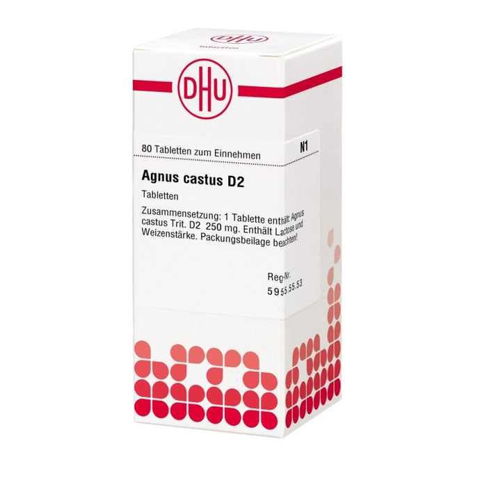 DHU Agnus castus D2 Tabletten, 80 pc Tablettes