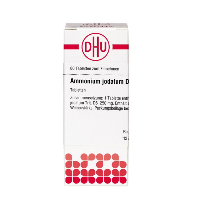 DHU Ammonium jodatum D6 Tabletten, 80 pc Tablettes