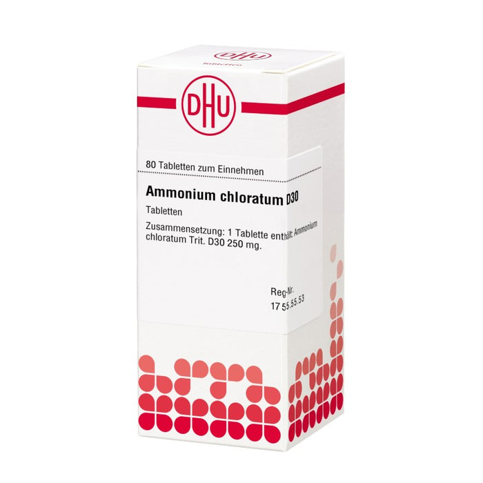 Ammonium chloratum D30 DHU Tabletten, 80 St. Tabletten