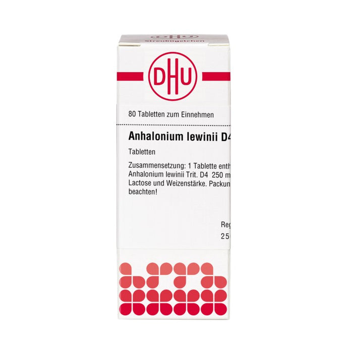 Anhalonium lewinii D4 DHU Tabletten, 80 St. Tabletten