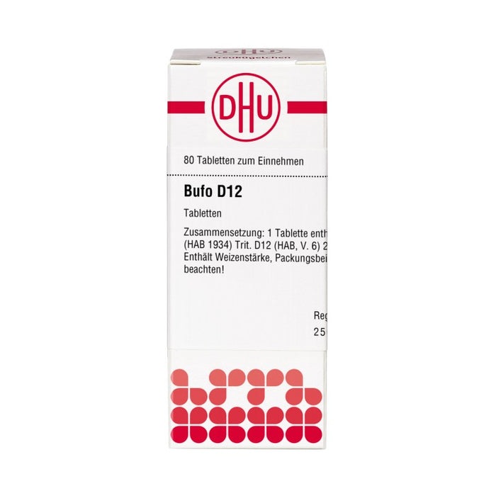 DHU Bufo D 12 Tabletten, 80 St. Tabletten