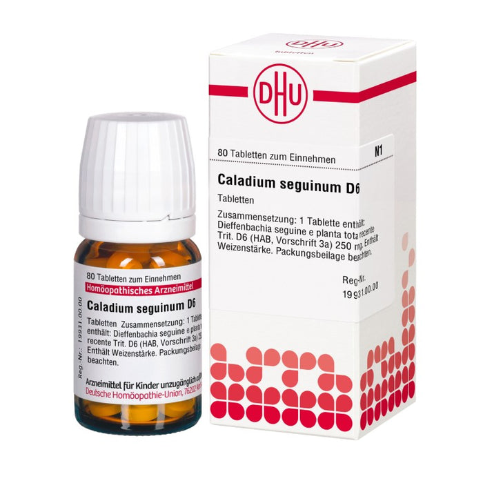 DHU Caladium seguinum D6 Tabletten, 80 pc Tablettes