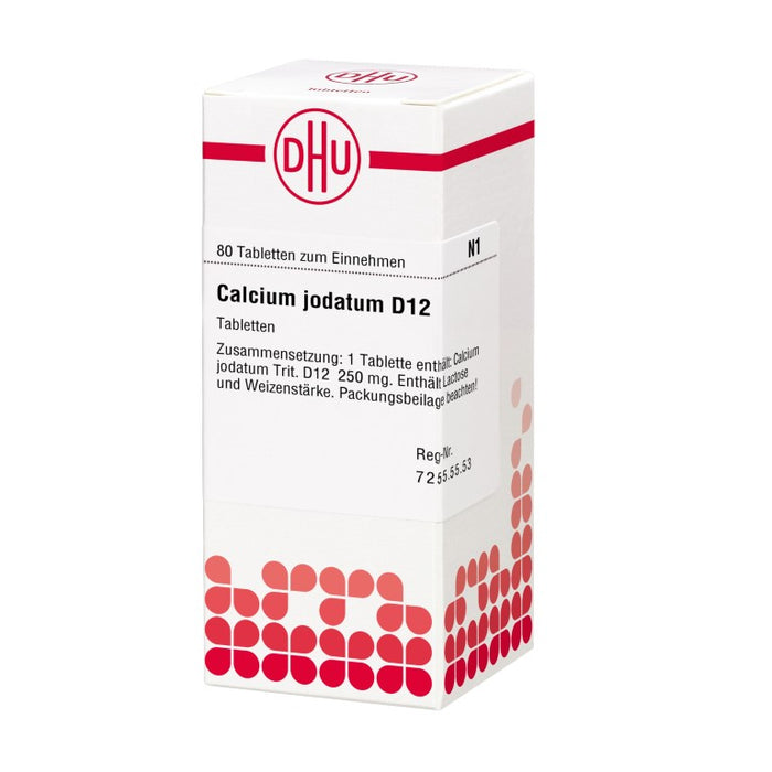 DHU Calcium jodatum D12 Tabletten, 80 pc Tablettes