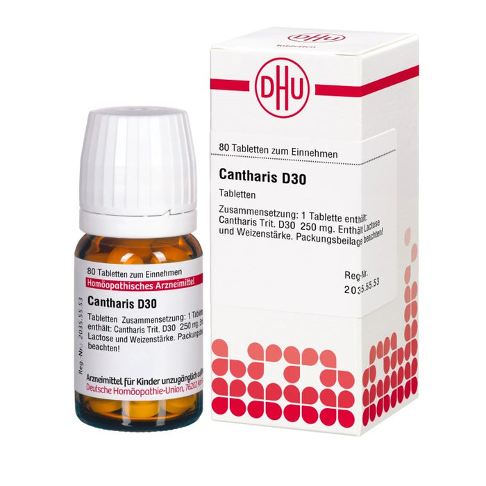 DHU Cantharis D30 Tabletten, 80 pc Tablettes