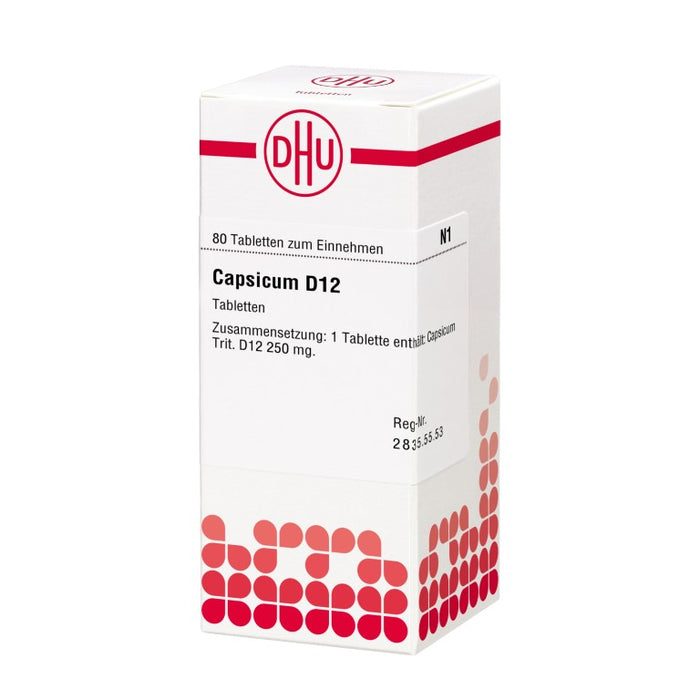 DHU Capsicum D12 Tabletten, 80 St. Tabletten