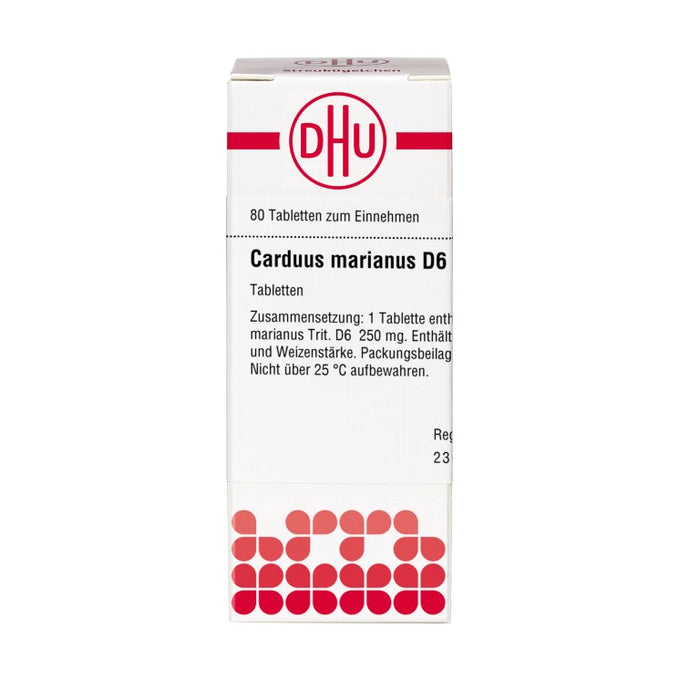 DHU Carduus marianus D6 Tabletten, 80 pcs. Tablets