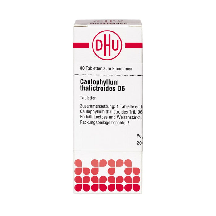 DHU Caulophyllum thalictroides D6 Tabletten, 80 St. Tabletten