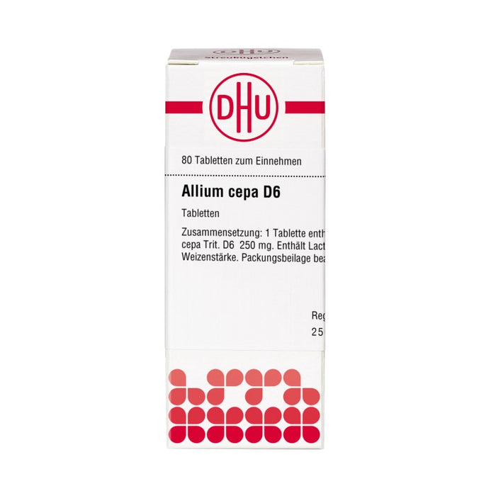 DHU Allium cepa D6 Tabletten, 80 St. Tabletten