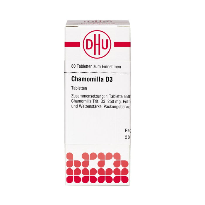 DHU Chamomilla D3 Tabletten, 80 St. Tabletten