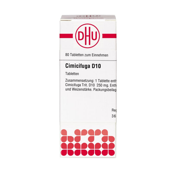 DHU Cimicifuga D10 Tabletten, 80 St. Tabletten