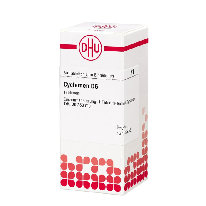 DHU Cyclamen D6 Tabletten, 80 pc Tablettes