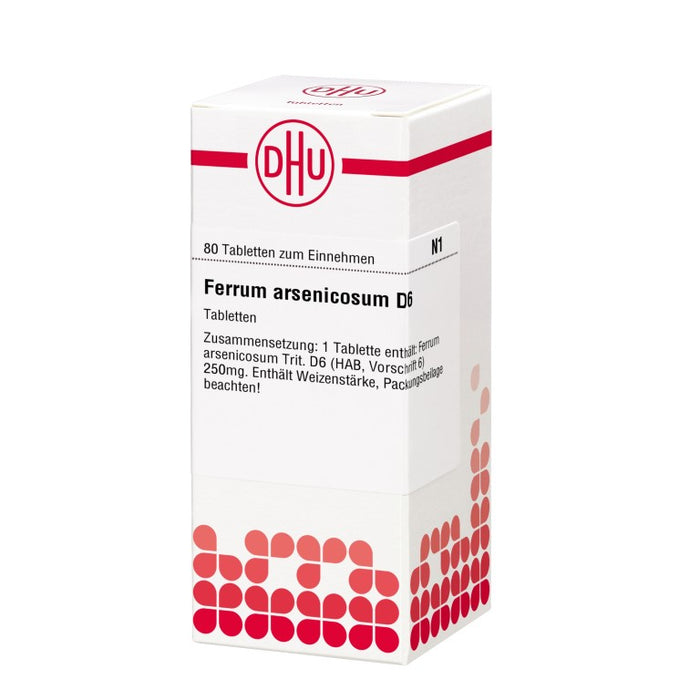 Ferrum arsenicosum D6 DHU Tabletten, 80 St. Tabletten